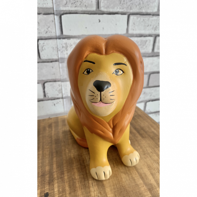 Simba de porcelana (rei leão) 19cm de Altura