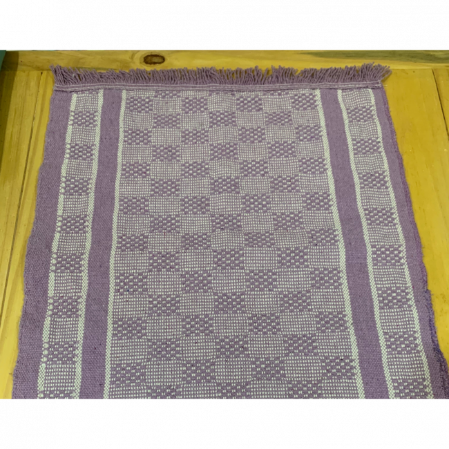 Tapete/ jogo americano retangular lilás  (40cm x 30cm)