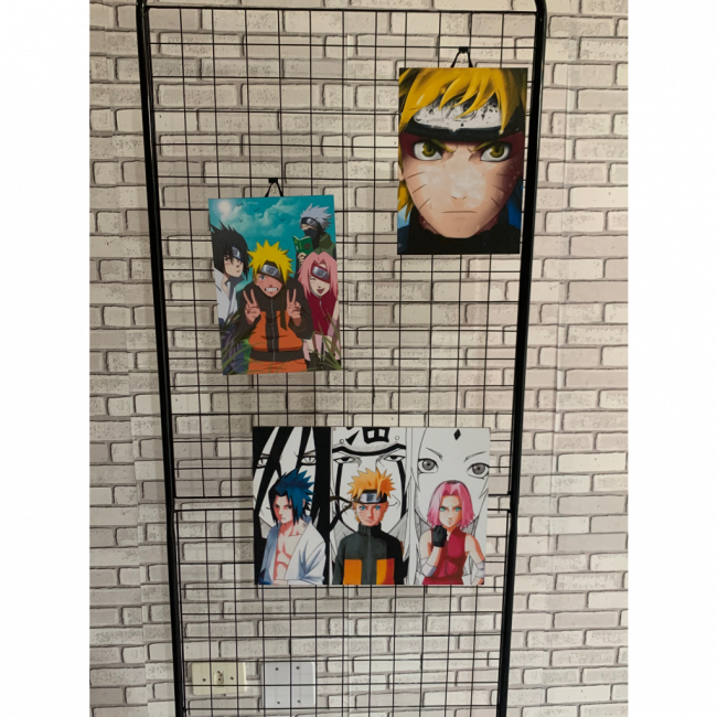 Trio de quadros de mdf Naruto