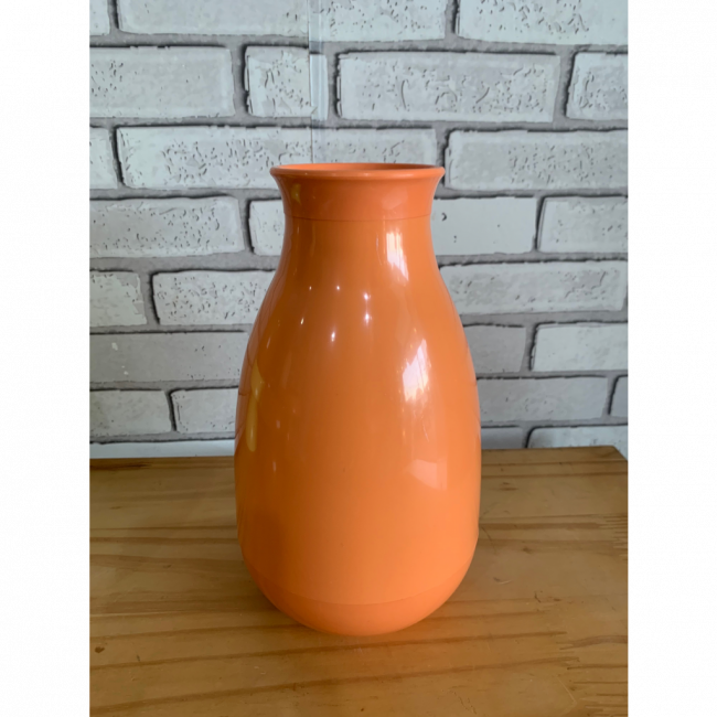 VASO/PIRULITEIRA de plástico abs só boleiras cor papaya (20cm)