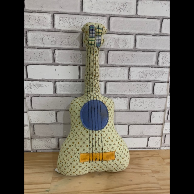 Violão de tecido poá 40cm (instrumento musical)