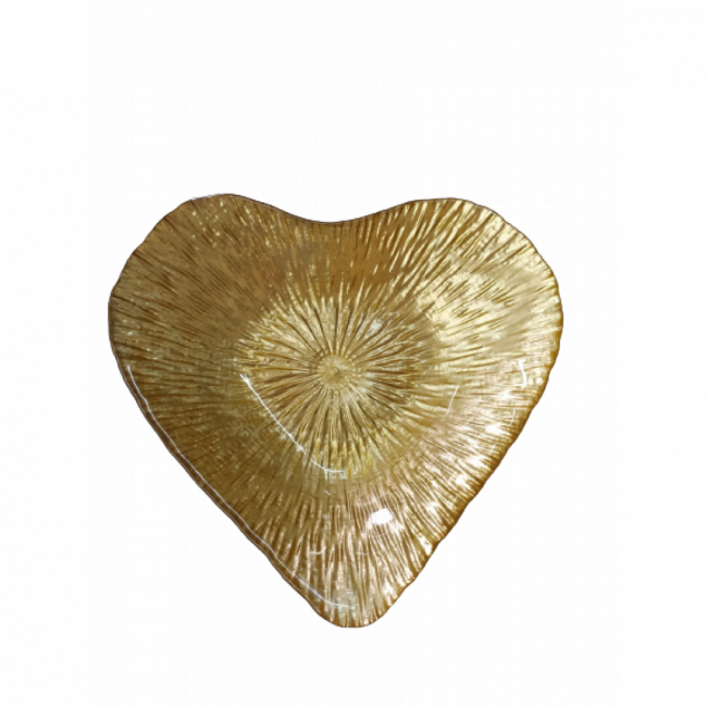 Bandeja Coração dourado ( 15 D)