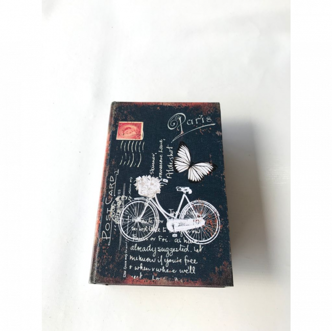 Livro  bicicleta Vintage P SF ( 16Cx10Lx4A)