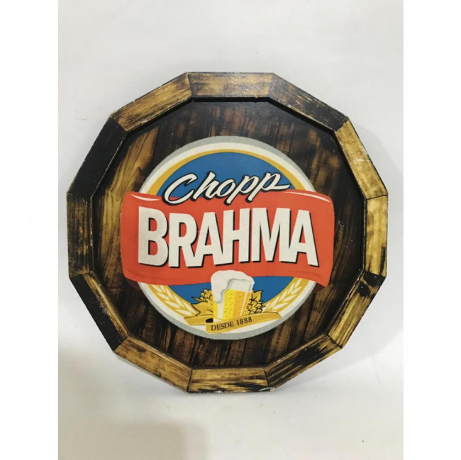 Placa Brahma Boteco  28 cm