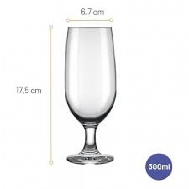 TAÇA CHOPP FLORIPA 300 ml