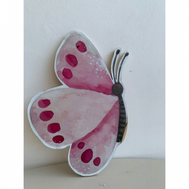 Aplique borboleta  P aquarela