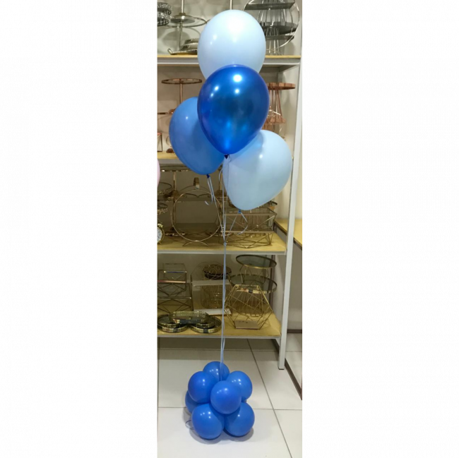Bouquet com 4 balões n°12 com hélio