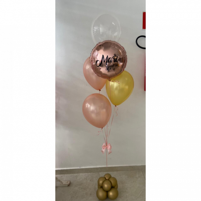 Bouquet com 5 balões