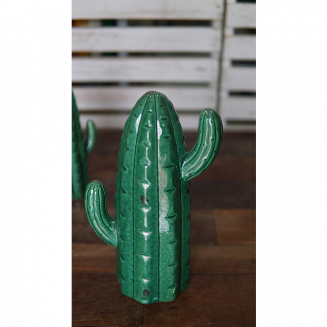 Cactus decorativo em cerâmica