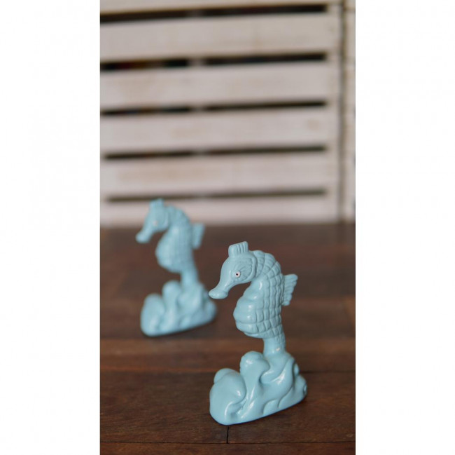 Cavalo marinho cerâmica(algas, fundo do mar, sereia, pequena sereia, princesa, ariel)