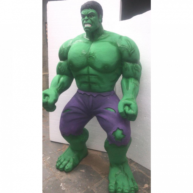 Hulk em fibra de vidro (Super Heróis)