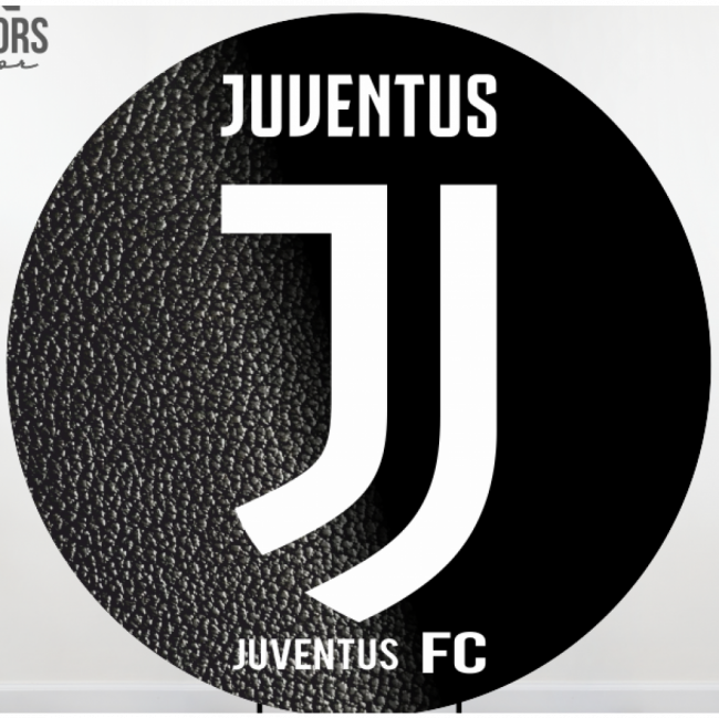 Painel sublimado Juventus redondo com elástico