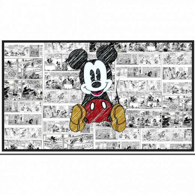 Painel veste fácil Mickey com estrutura