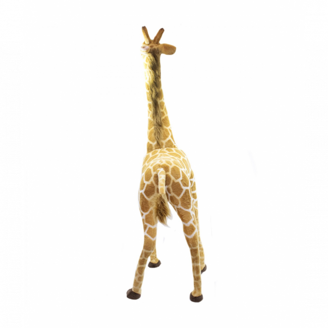 Pelúcia girafa em pé realista (Floresta, Safári, Circo)