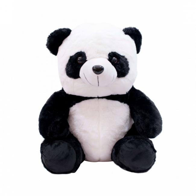 Pelúcia urso panda sentado  (floresta, safari, luluca)