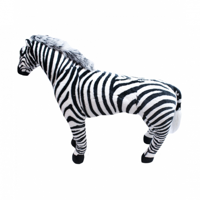 Pelúcia zebra em pé (floresta, safari, circo)