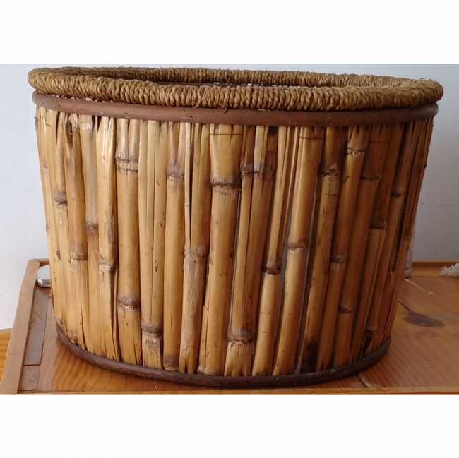 Cesto de bambu G  (fazendinha, são joão)