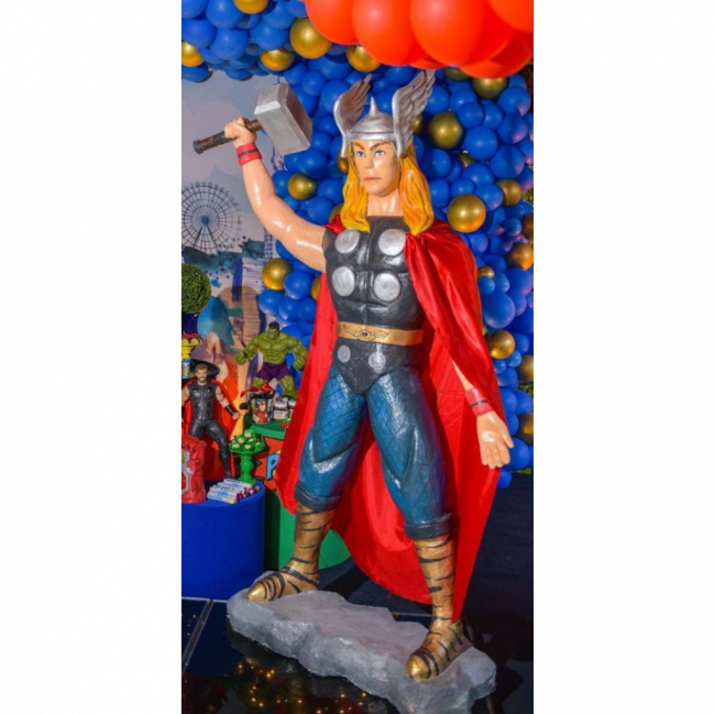 Thor em fibra de vidro (Super Heróis)
