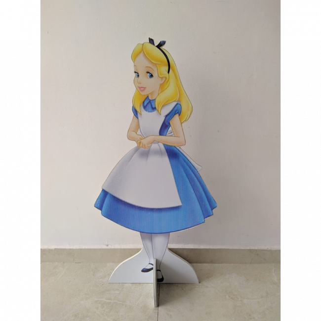 Totem de chão Alice (Alice no País das maravilhas)