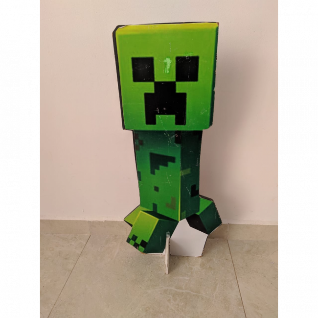 Totem de chão Creeper (mine craft)