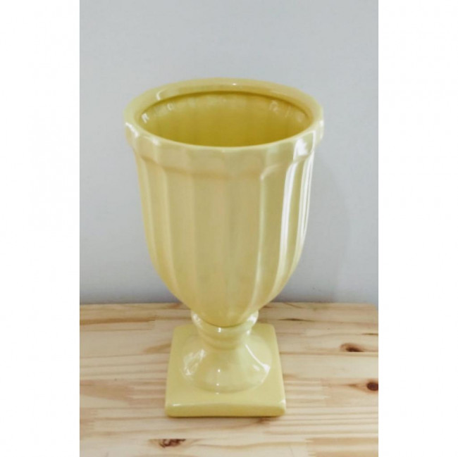 VASO CANELADO M AMARELO CANDY