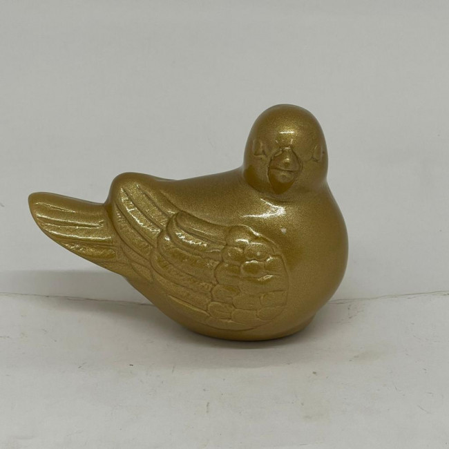 Passarinho Porcelana (Dourado)