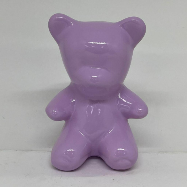 Urso Porcelana (Lilás)