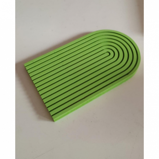 Bandeja espiral verde limão - MDF