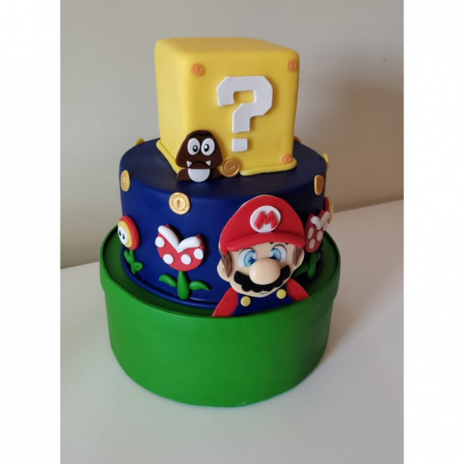 Bolo Biscuit Mario Bros