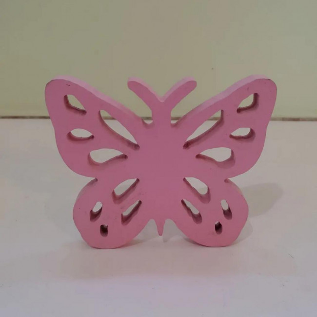 Borboleta de mesa rosa