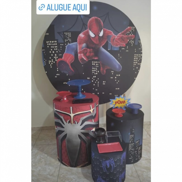 Kit festa homem aranha pocket