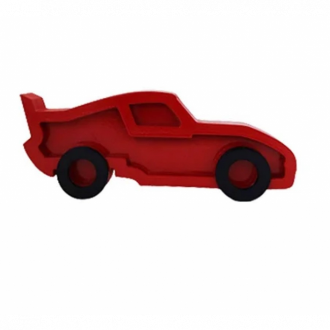 Mini carrinho vermelho MDF