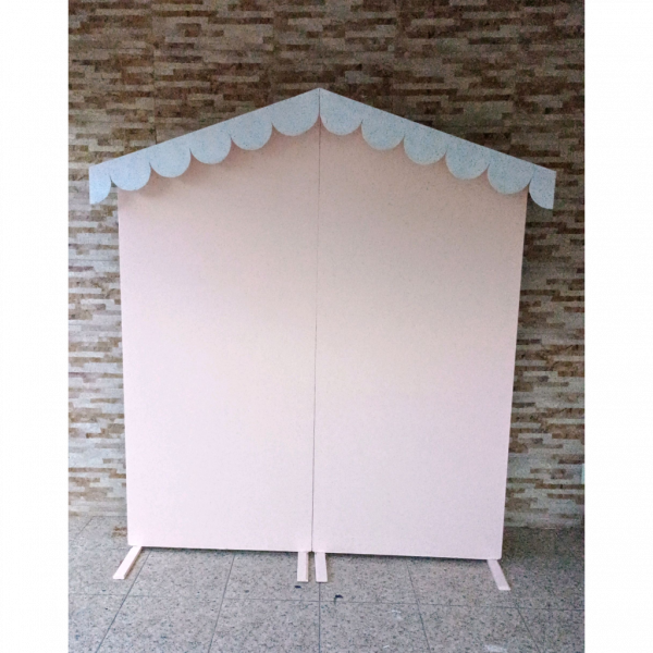 Painel casinha telhado babadinho