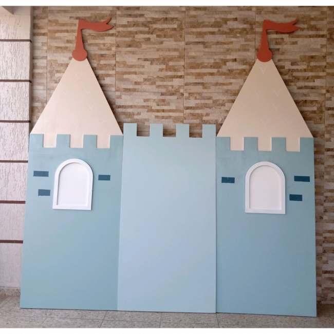 Painel castelo( personalize a cor)