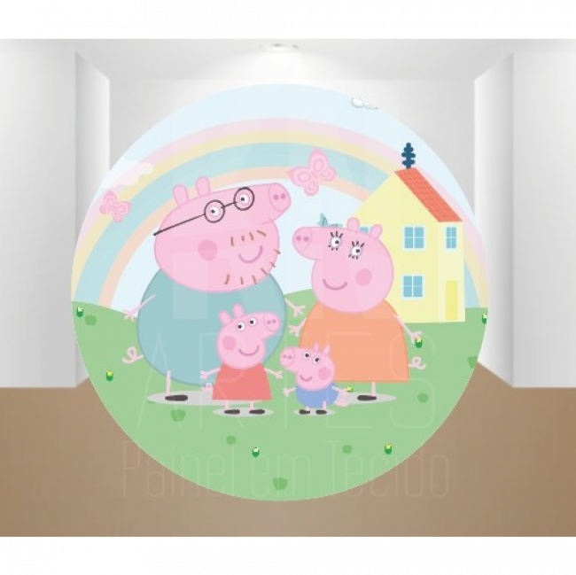 Painel Peppa sublimado