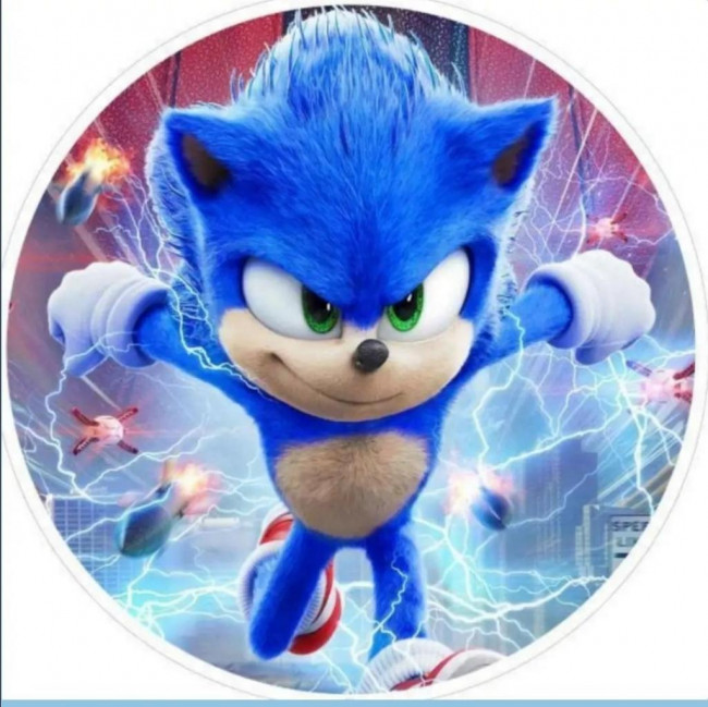 Painel sublimado Sonic