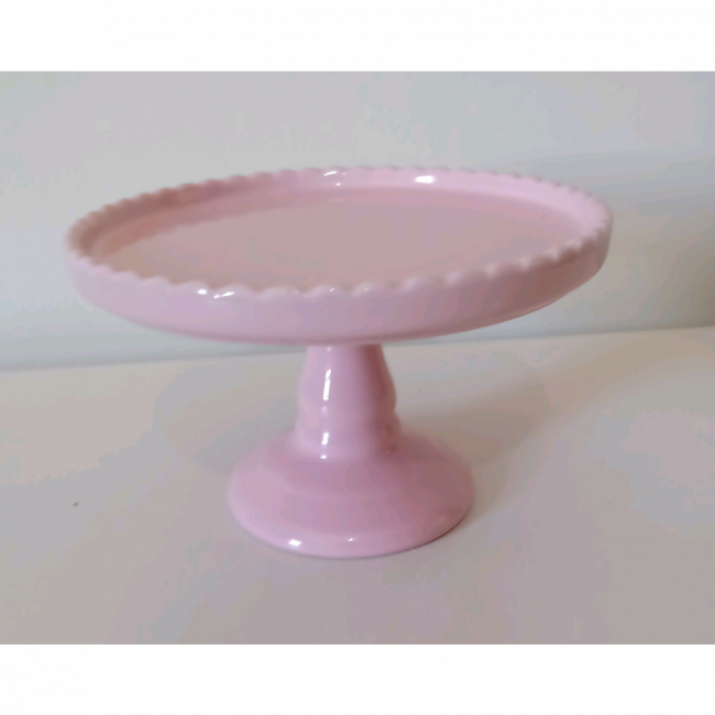 prato porcelana rosa P