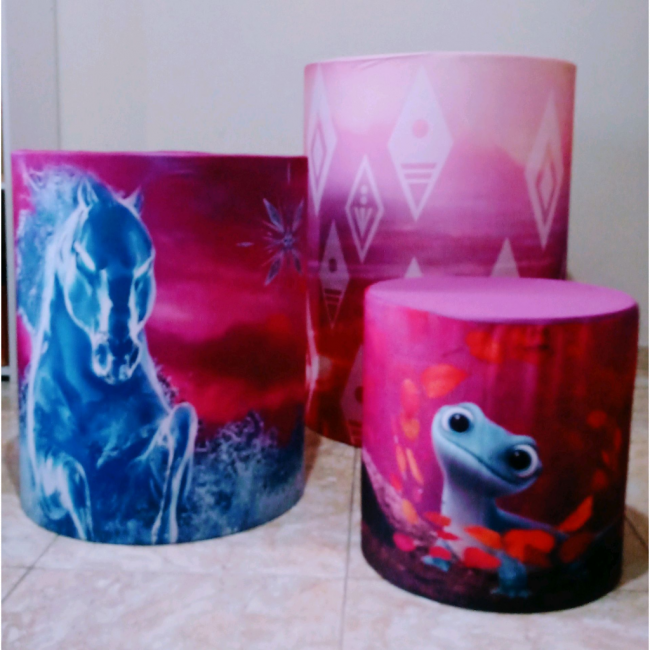 Trio de capas cilindro Frozen 2