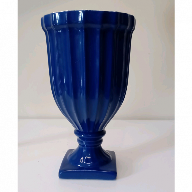 Vaso Roma azul escuro