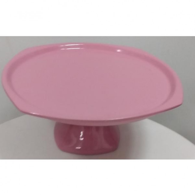 BANDEJA DE CERAMICA ROSA P