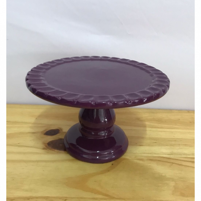 BANDEJA DE CERAMICA ROXO  MINI