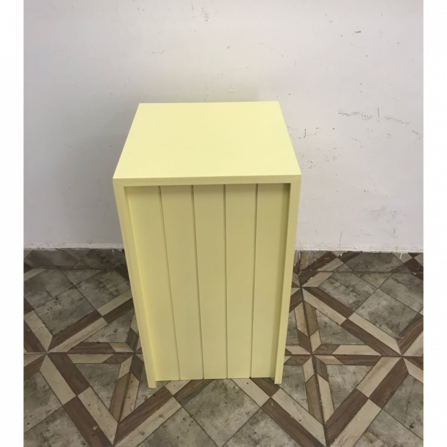 CUBO AMARELO CANDY FRIZADO/FURADINHO P