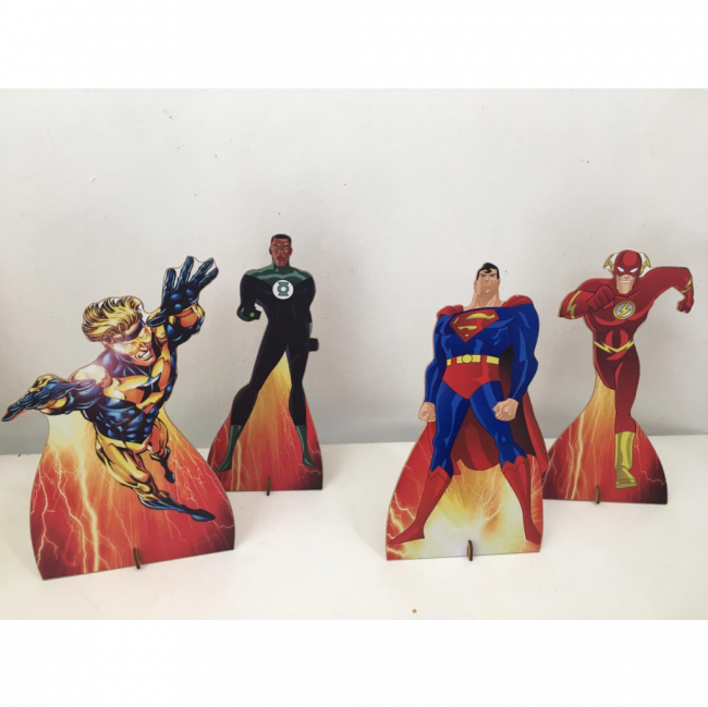 DISPLAY DE MESA LIGA DA JUSTIÇA