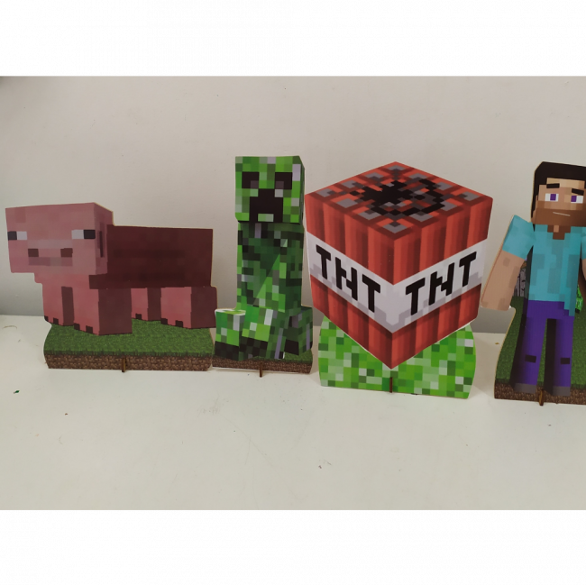 DISPLAY DE MESA MINECRAFT