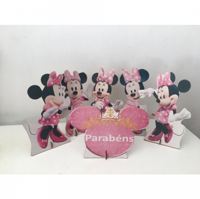 DISPLAY DE MESA MINNIE ROSA