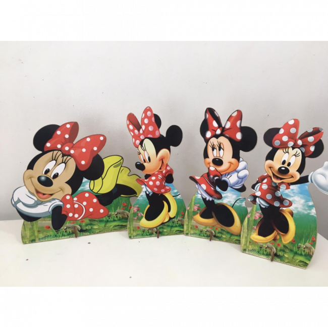 DISPLAY DE MESA MINNIE VERMELHA