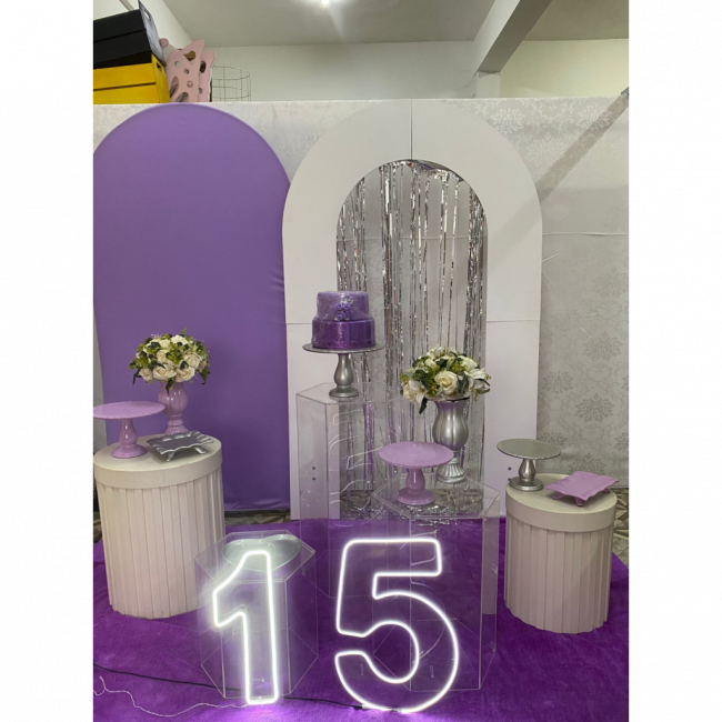 KIT 15 ANOS LILAS