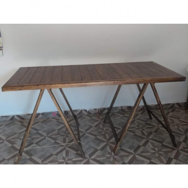 MESA CAVALETE RUSTICA 1,60 MTS