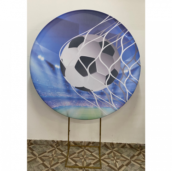 PAINEL  FUTEBOL (SUBLIMADO REDONDO )