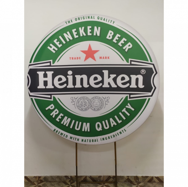 PAINEL  HEINEKEN (SUBLIMADO REDONDO )